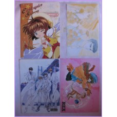 CLAMP SET 4 Shitajiki Gadget Anime Card Captor Sakura Wish Rex